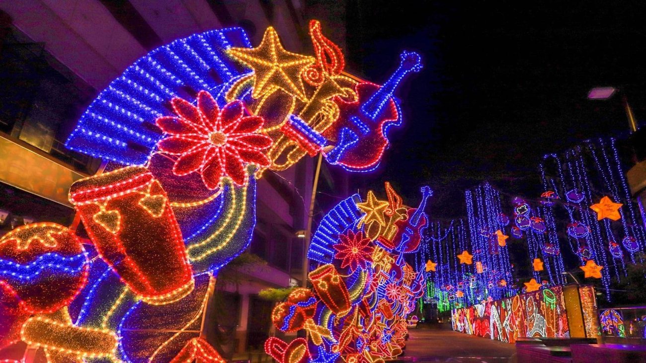 Un relato luminoso: el alumbrado navideño que conquista Cali en 2023