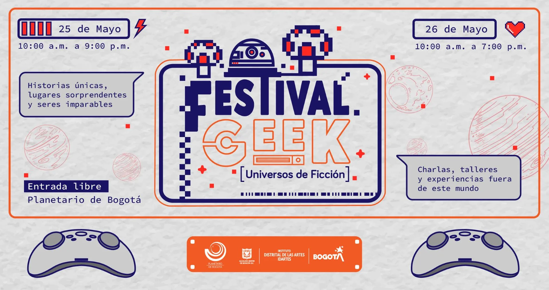 El Festival Geek 2024 llega al Planetario de Bogotá