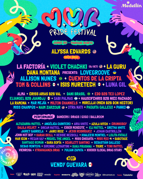 ¡Llega el M.O.R Pride Festival a Medellín! Un espacio para celebrar la diversidad y el orgullo LGBTIQ+