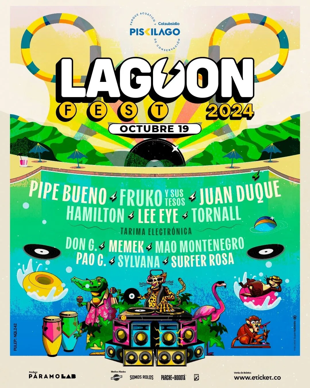 Artistas confirmados del Lagoon Fest 2024