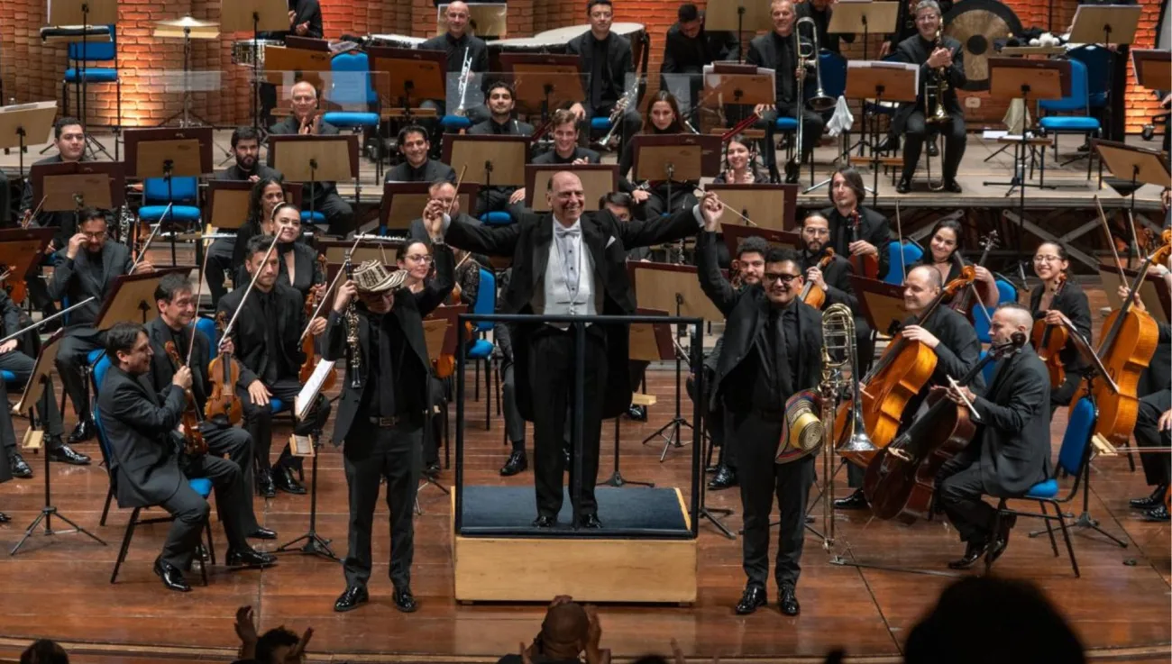 Orquesta sinfónica nacional de Colombia llegó a Brasil para cautivar al público