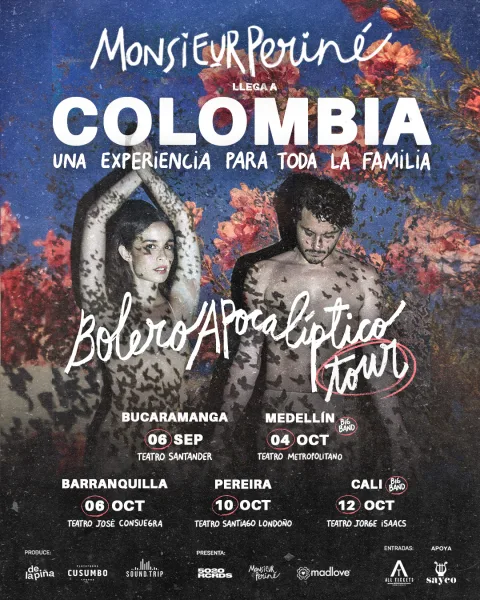 Bolero apocalíptico visitará 5 ciudades de Colombia