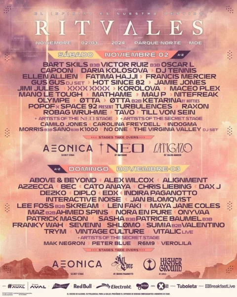 Festival Ritvales 2024: programación, preventa y venta de boletas