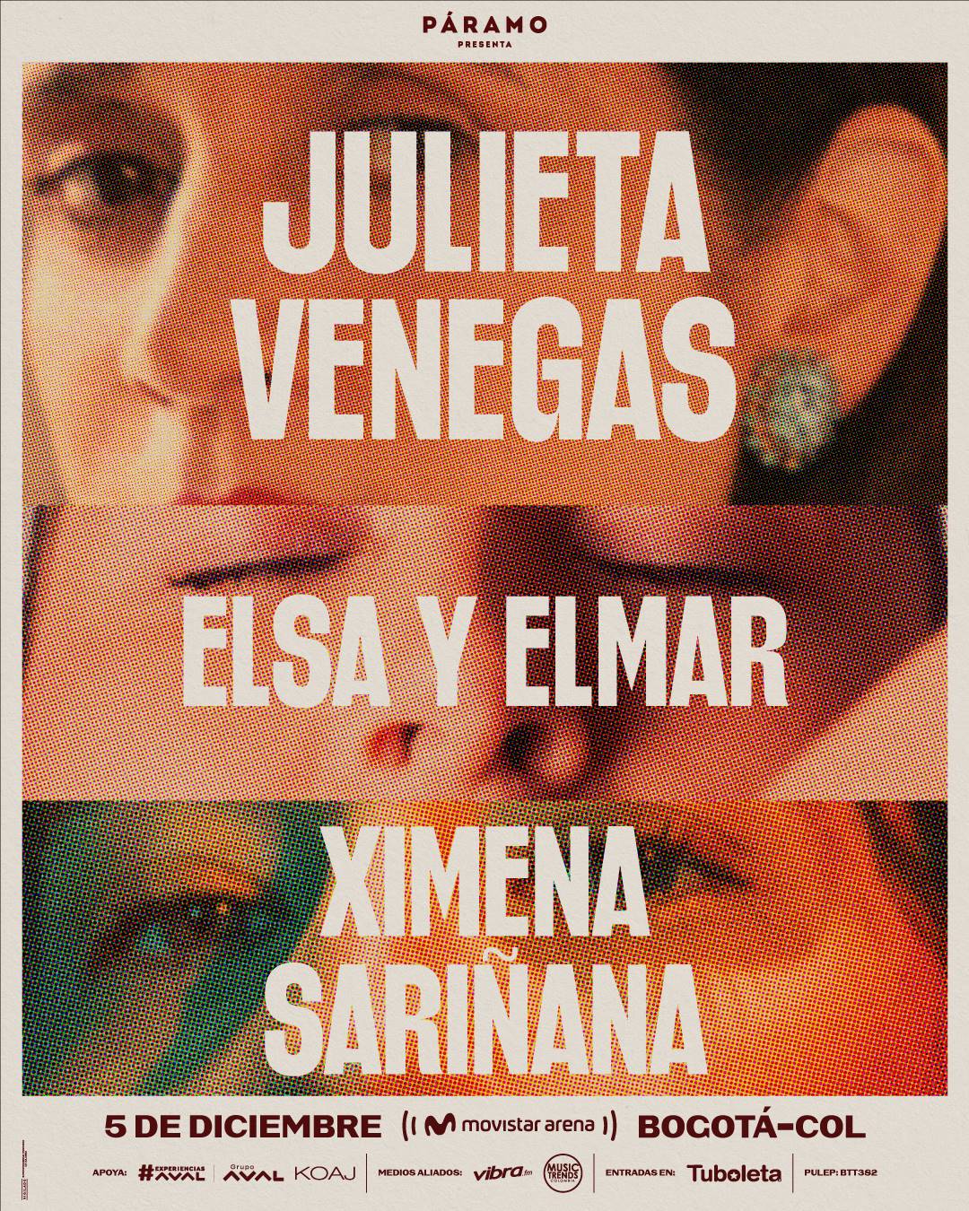 Julieta Venegas, Elsa y Elmar y Ximena Sariñana