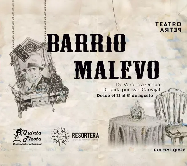 Fecha y hora de la obra Barrio Malevo en el teatro petra Bogotá