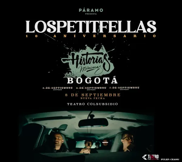 Concierto de los petitfellas en Bogotá abre nueva fecha para el 8 de septiembre de 2024