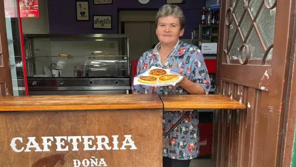 Las Arepas de choclo Doña Blanca; aperitivo Infaltable si Viene a Subachoque 