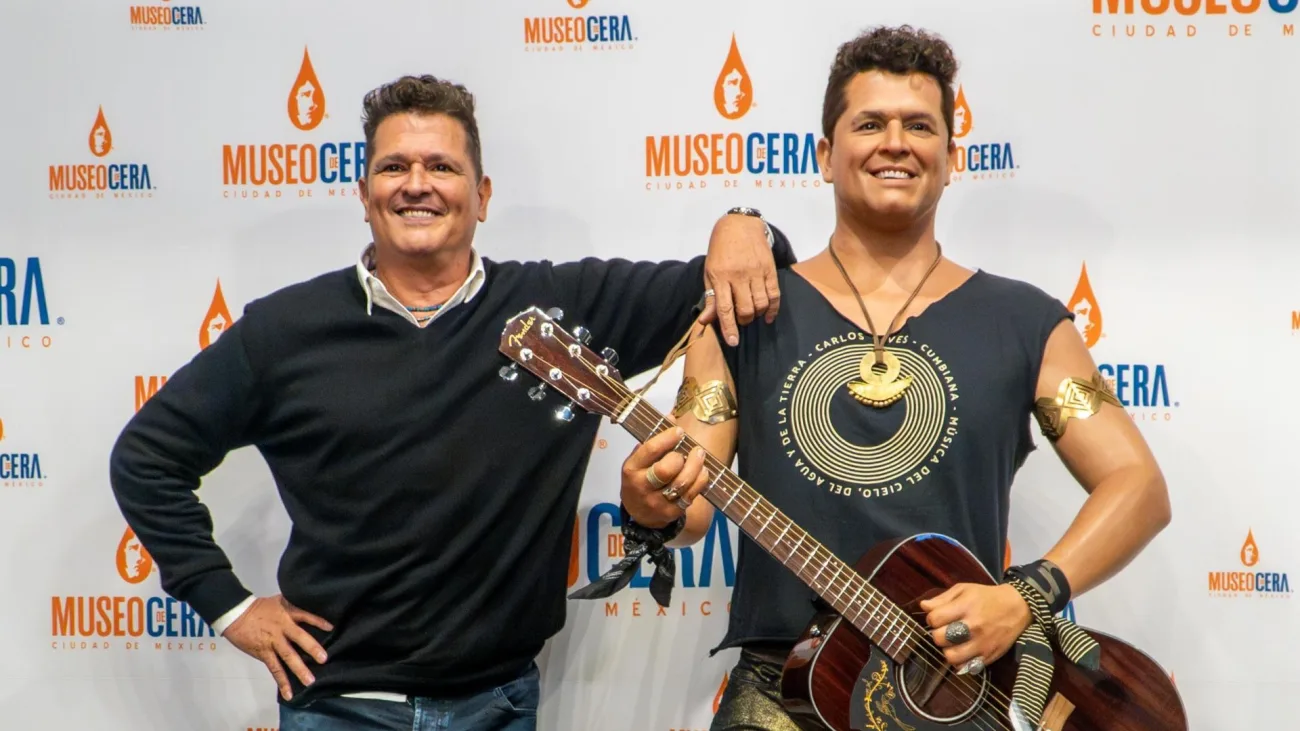 Figura de cera de Carlos Vives en Ciudad de México