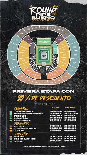 Pipe Bueno vuelve al Movistar Arena 