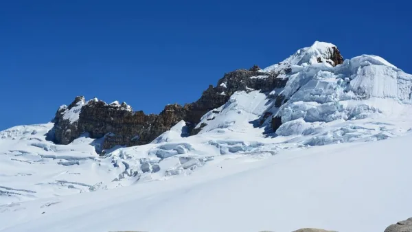 Nevado en El Cocuy sorprende a turistas en Boyacá