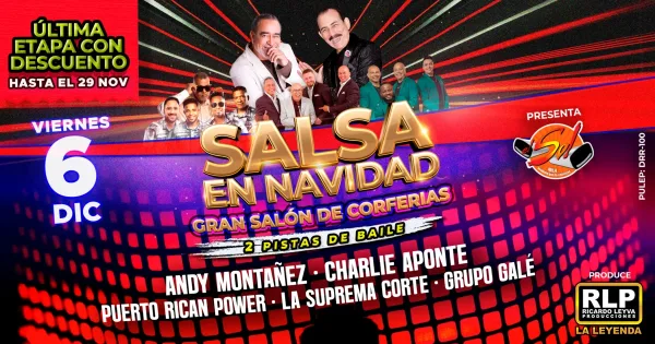 ¡Salsa en Navidad! La fiesta salsera más genial del año te espera