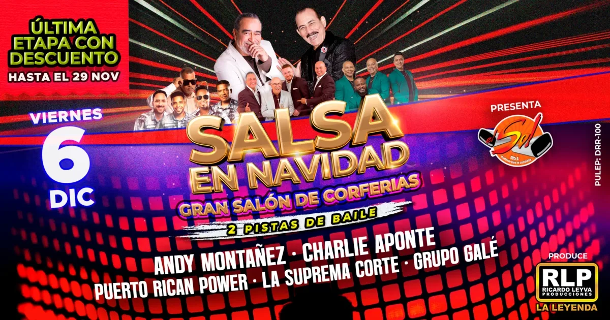 ¡Salsa en Navidad! La fiesta salsera más genial del año te espera