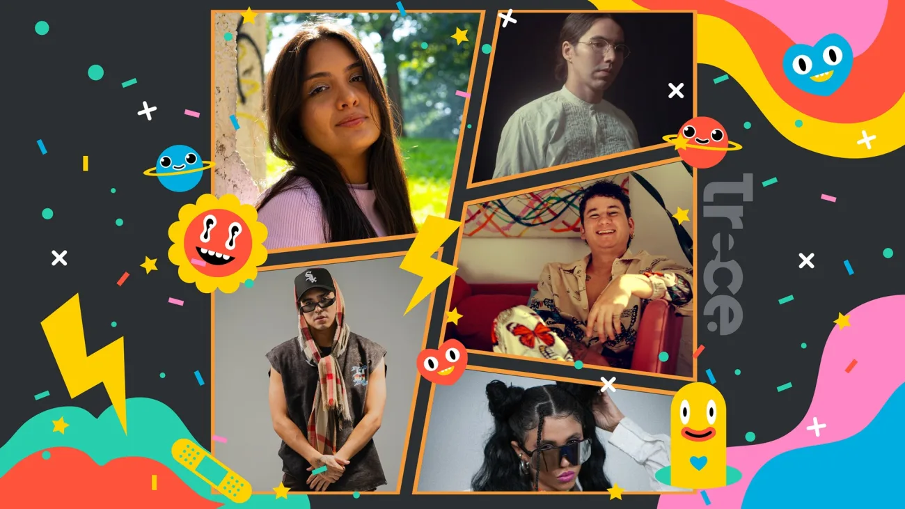 En la imagen: Mila Days, Enla Arboleda, Enzo, Maréh, Alea.