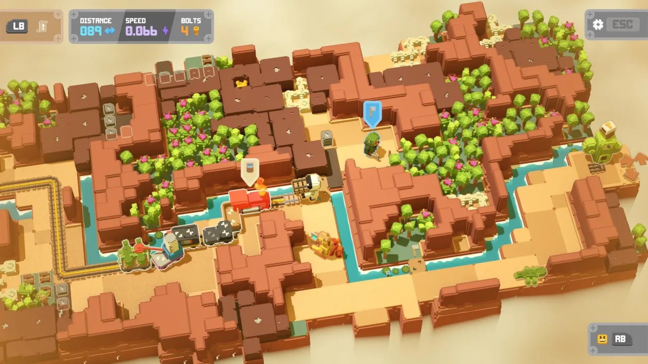 Unrailed 2: Back On Track acceso anticipado a Steam