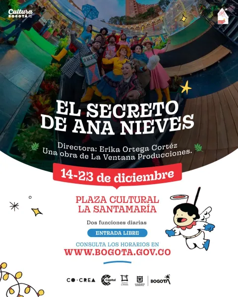 Llega la navidad a la Plaza cultural la Santamaria 