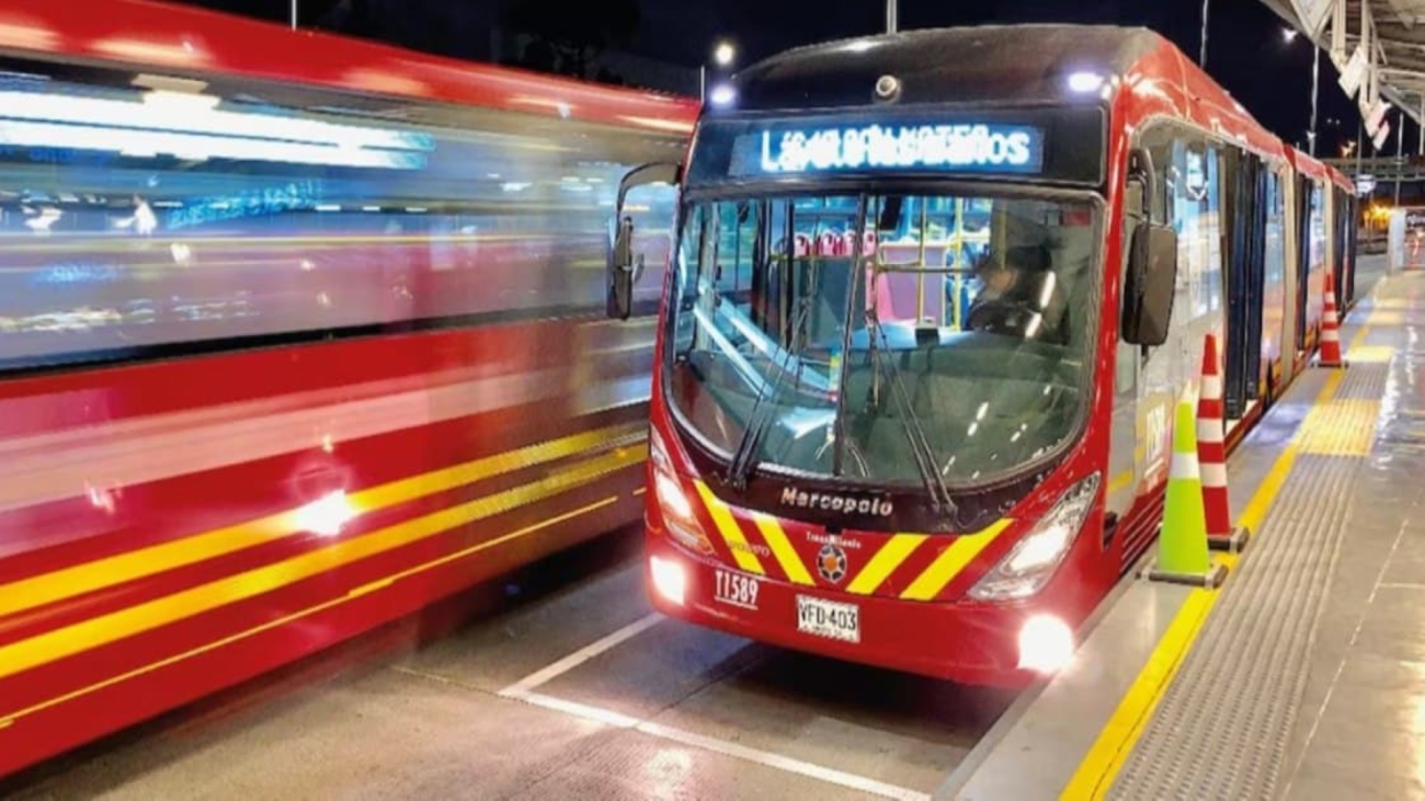 Transmilenio en Navidad