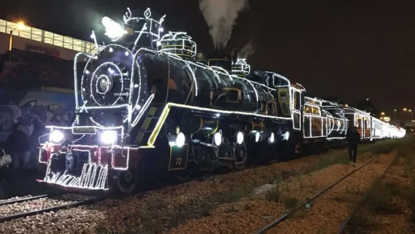 Tren de la Navidad en Bogotá