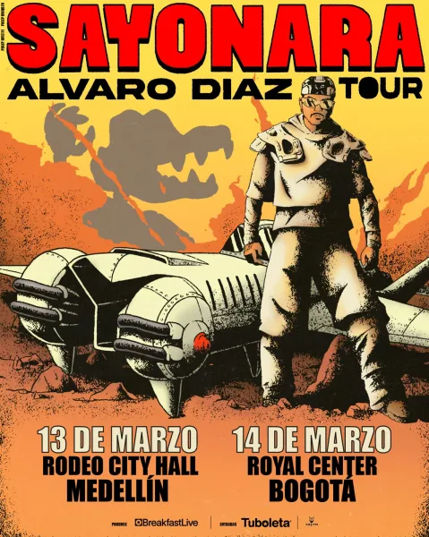 Álvaro Díaz traerá su aclamado Sayonara Tour a Colombia en marzo de 2025