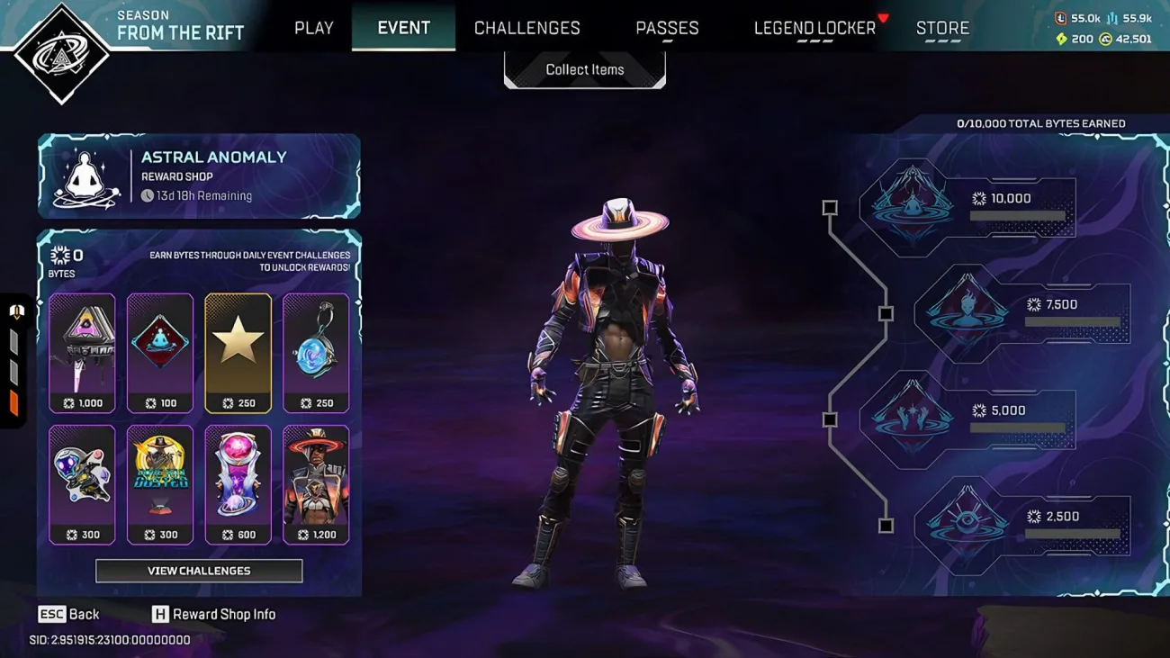 Apex Legends “Desde la Grieta” evento Anomalía Astral