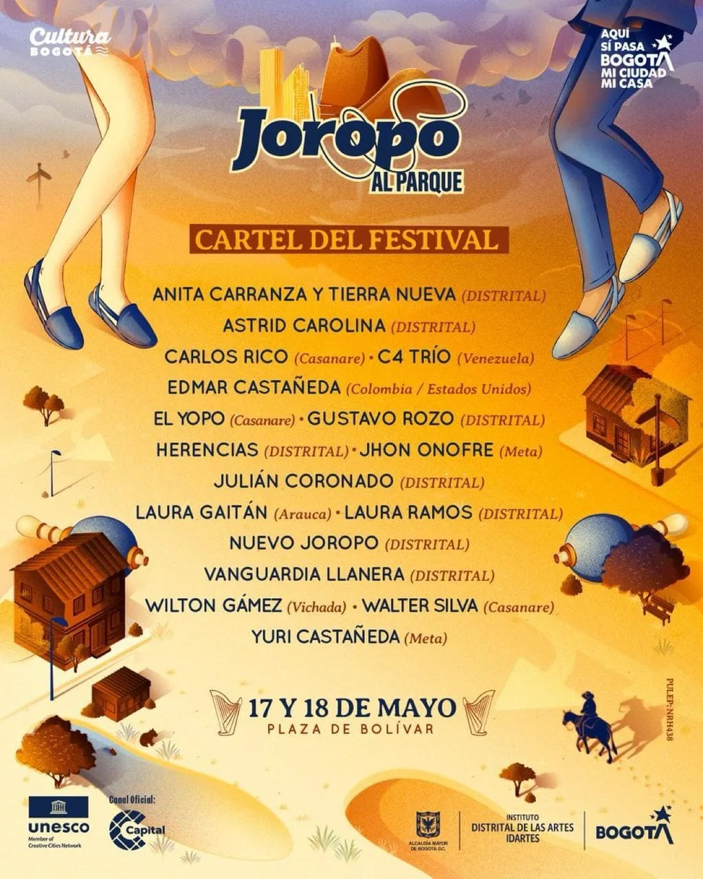 Cartel Joropo al Parque 2025