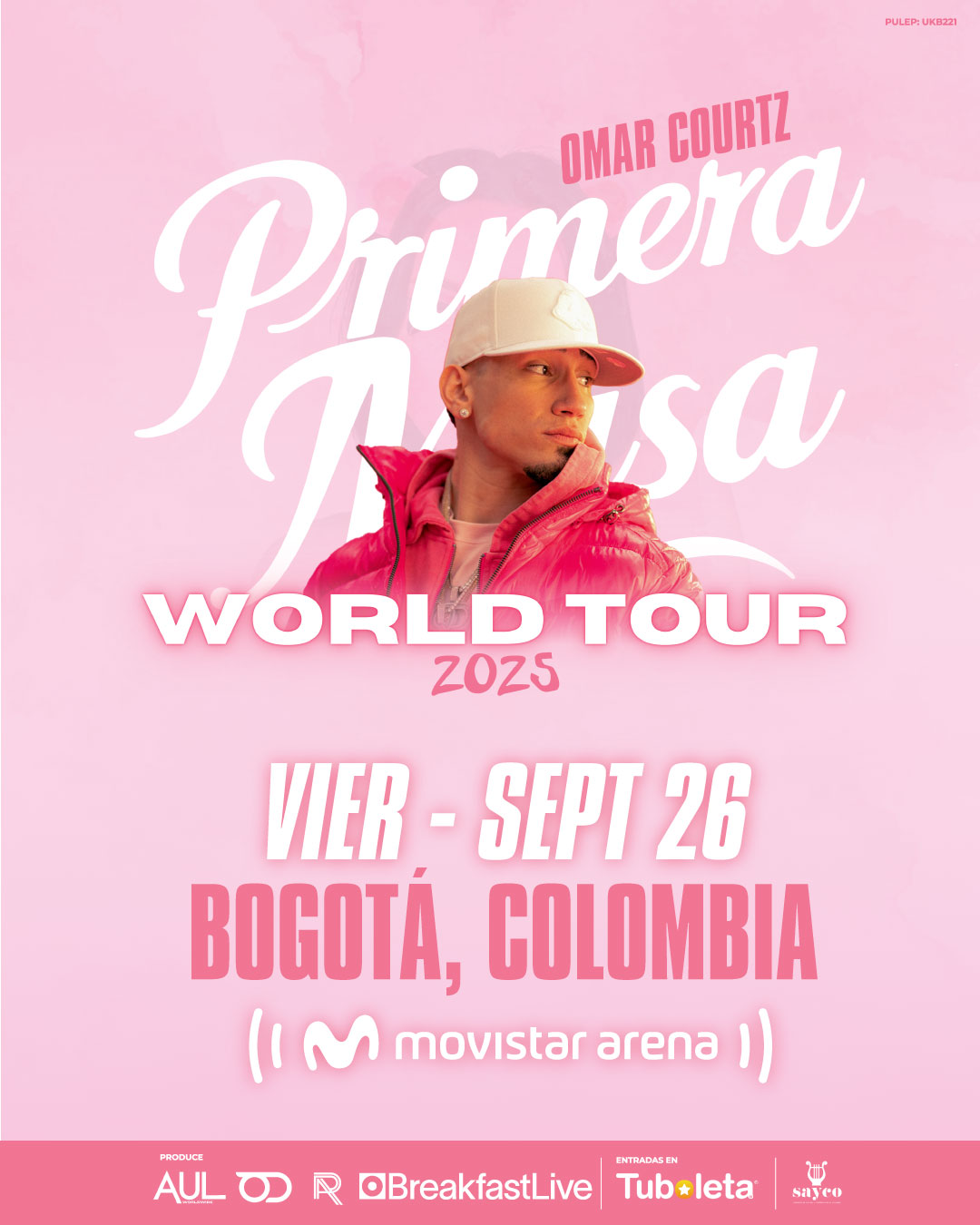 Omar Courtz en Bogotá: boletas, fecha, precios y lugar del concierto