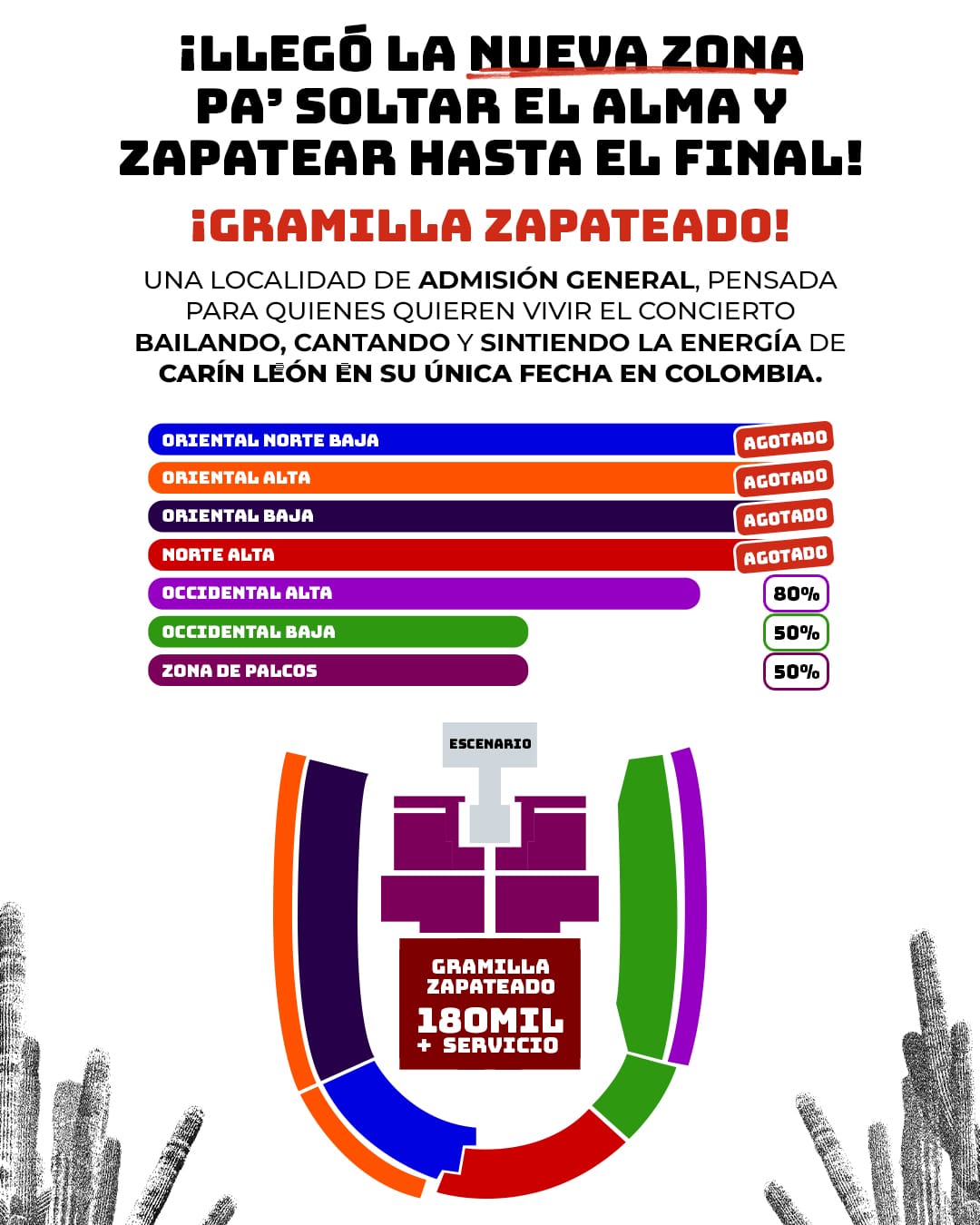 Carín León confirma nueva localidad para su concierto en El Campín