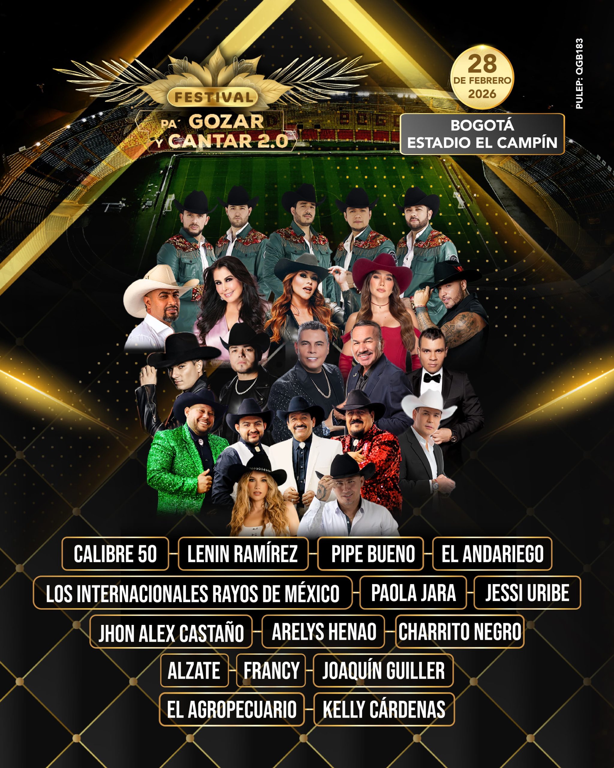 Bogotá recibirá el festival Pa’ Gozar y Cantar 2.0 en El Campín