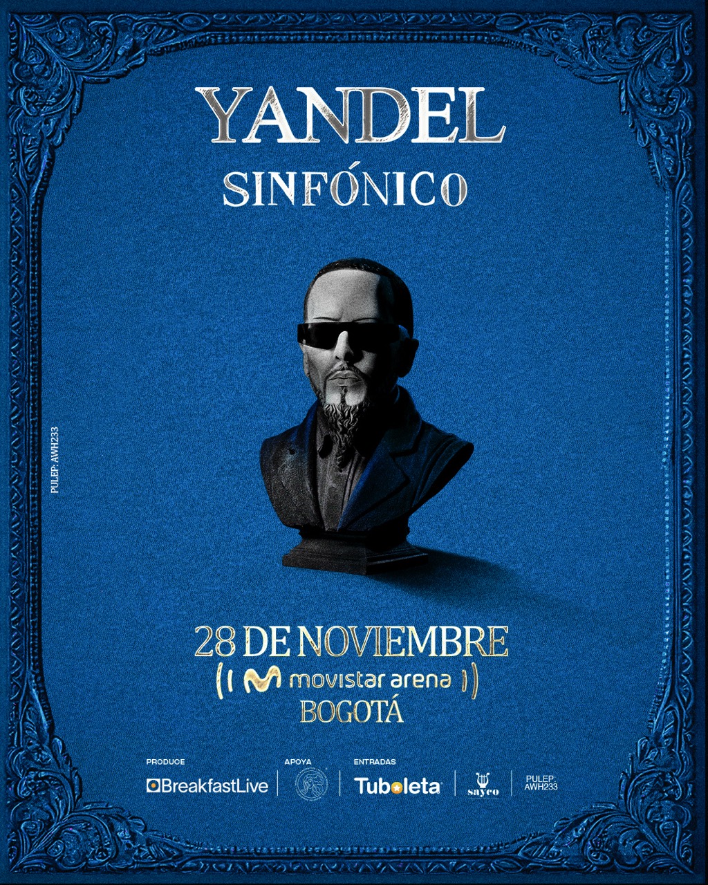 Yandel presenta su show sinfónico en Bogotá este 28 de noviembre