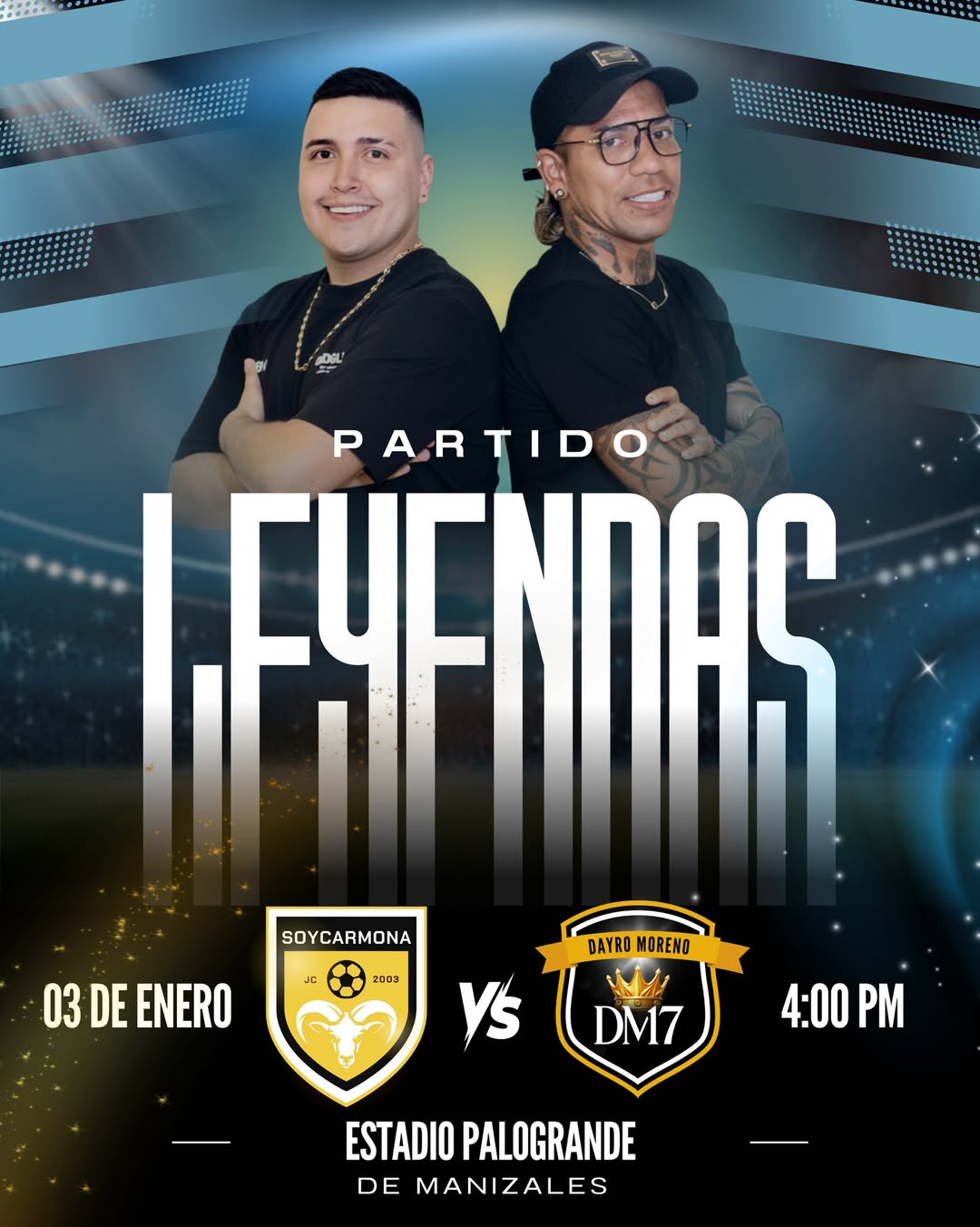 Dayro Moreno reunirá a las leyendas del Once Caldas en Manizales