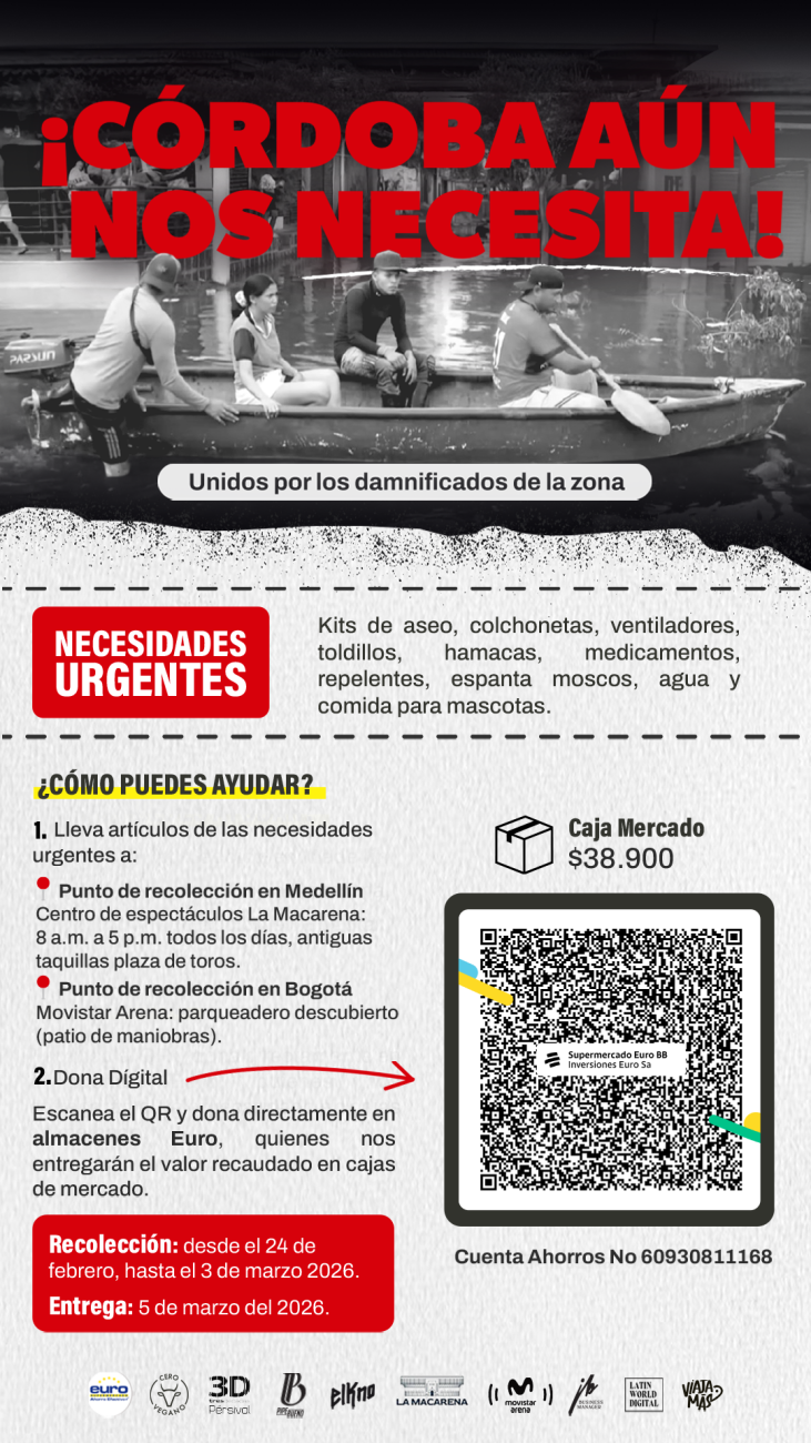 “¡Córdoba Aún Nos Necesita!” une artistas y empresas por los damnificados de las inundaciones