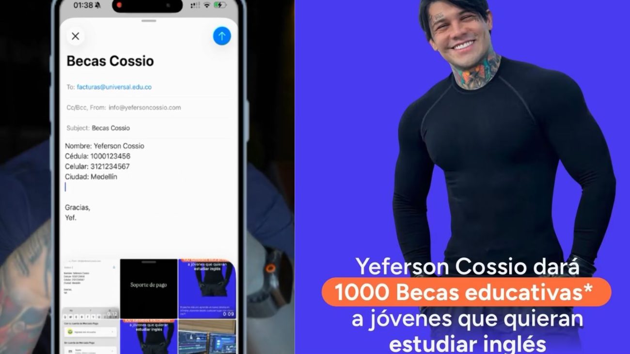 Yeferson Cossio anuncia inversión para entregar 1.000 becas de inglés en Colombia