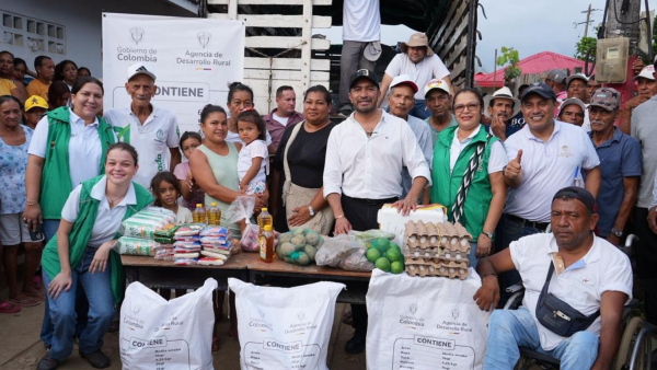Entrega de canastas alimentarias en Colombia: la ADR inició distribución de más de 75.000 ayudas