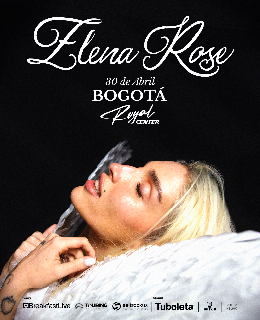 Elena Rose regresa a Bogotá para su primer concierto "ALMA TOUR": Fechas, lugar y boletas