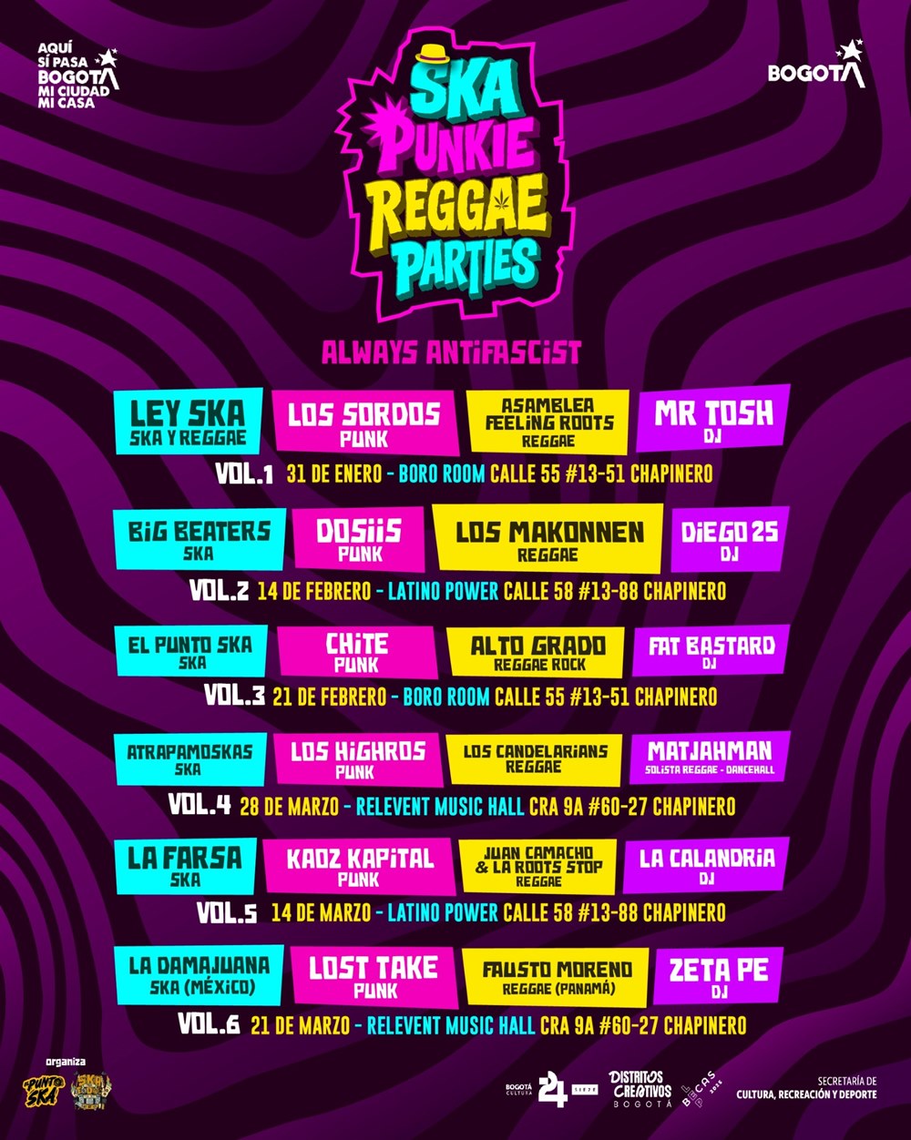 Ska Punk Reggae Parties 2026