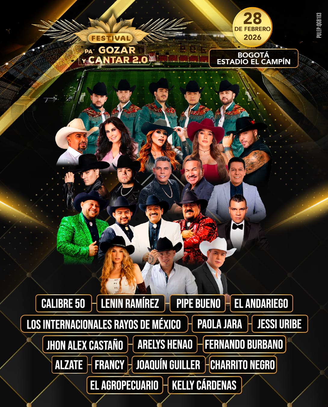 Festival Pa’ Gozar y Cantar 2.0 en El Campín: fecha y artistas