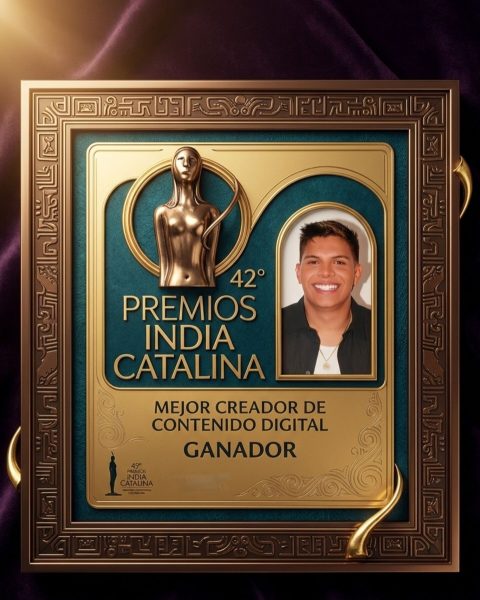 Emiro Navarro gana Mejor Creador Digital en India Catalina 2026