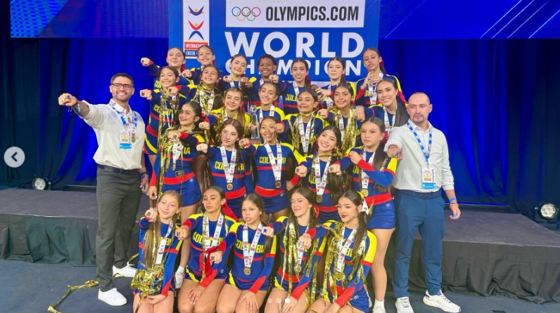 Colombia gana oro en Mundial ICU de cheerleading 2026