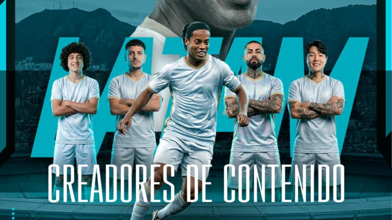 Latam vs Europa Bogotá partido en El Campín con Ronaldinho y creadores digitales