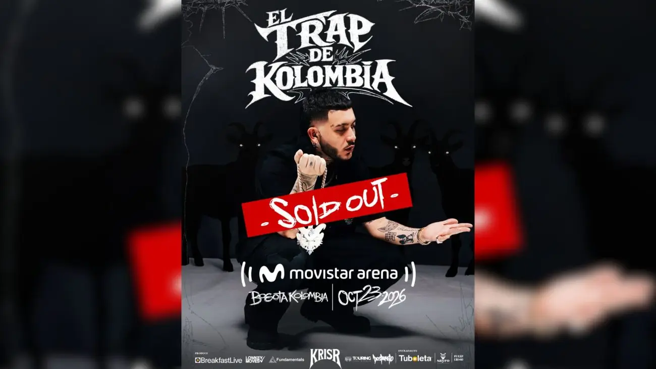 Kris R agota Movistar Arena y consolida el trap colombiano