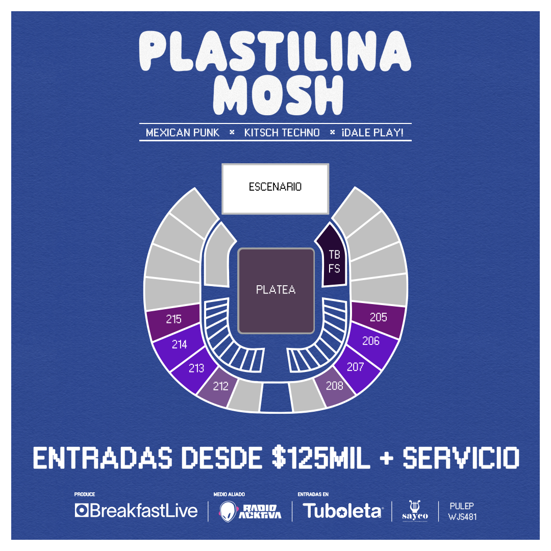 Plastilina Mosh regresa a Bogotá con show en el Movistar Arena