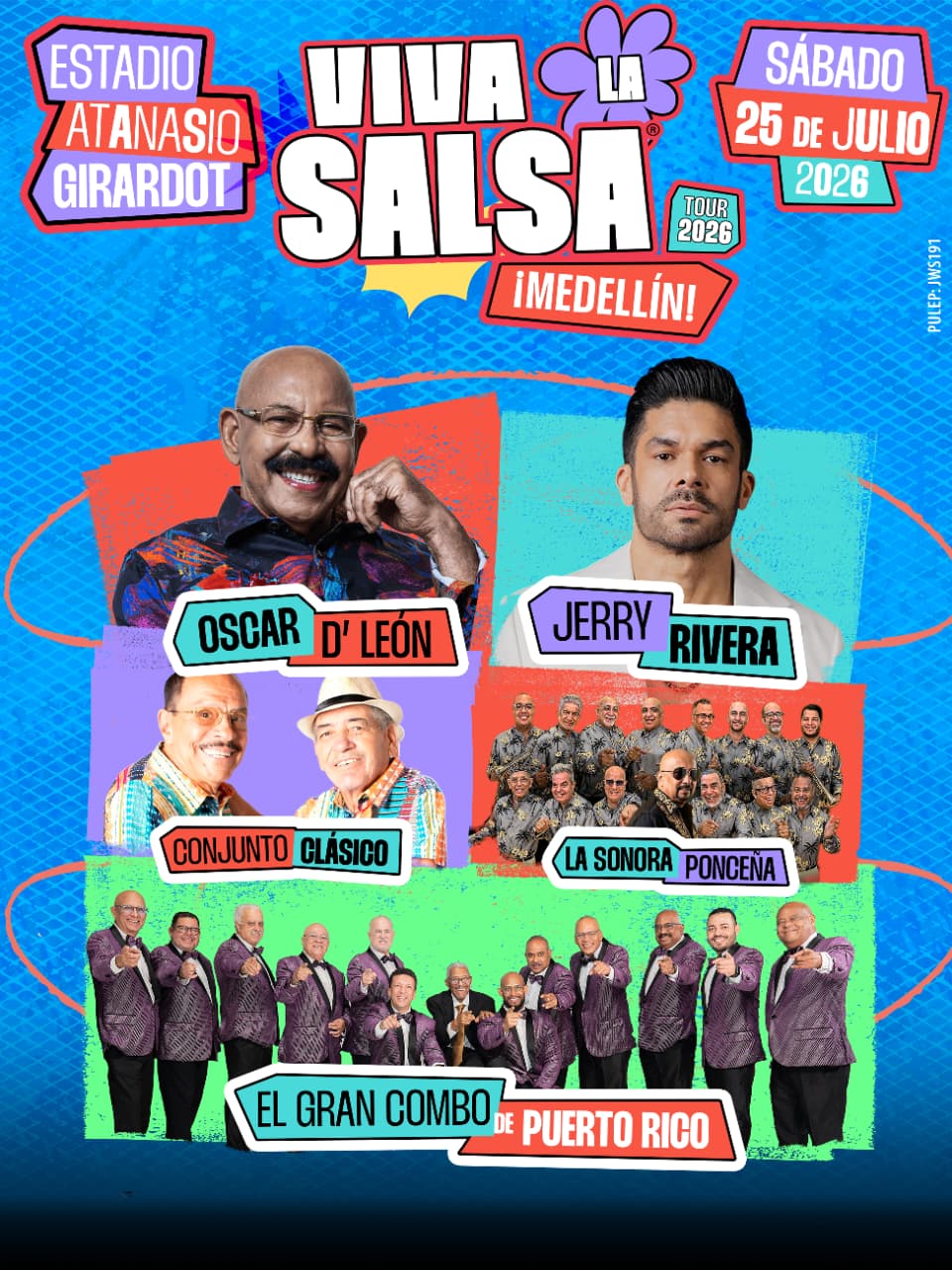 Viva la Salsa 2026 regresa a Medellín con un cartel de leyendas del género