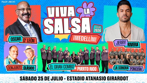 Viva la Salsa 2026 regresa a Medellín con un cartel de leyendas del género