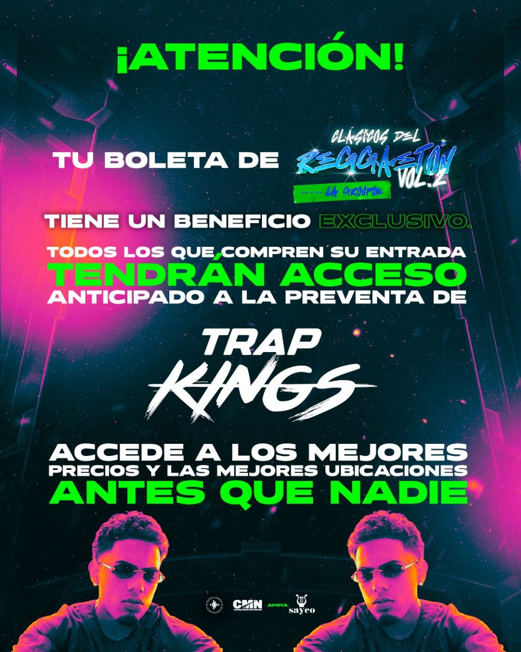 Preventa de Trap Kings será exclusiva para fans del reggaetón