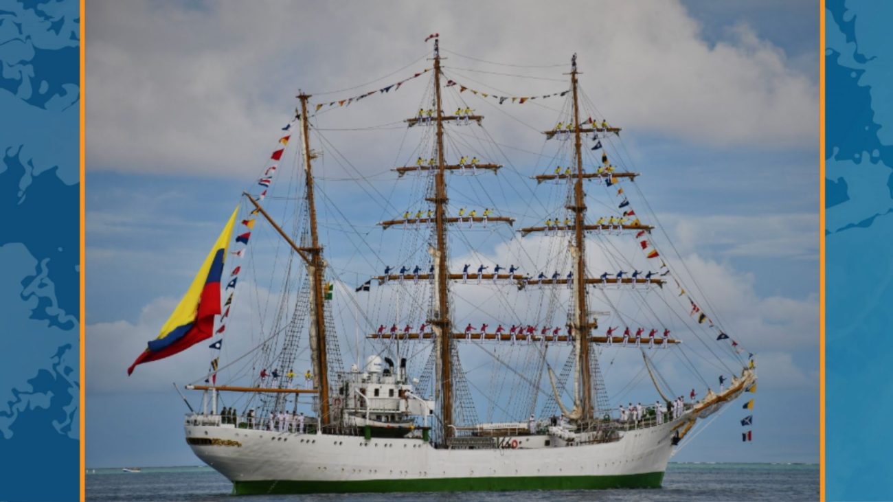 Buque Gloria: el velero que lleva el nombre de Colombia por el mundo
