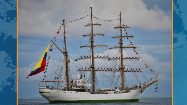 Buque Gloria: el velero que lleva el nombre de Colombia por el mundo