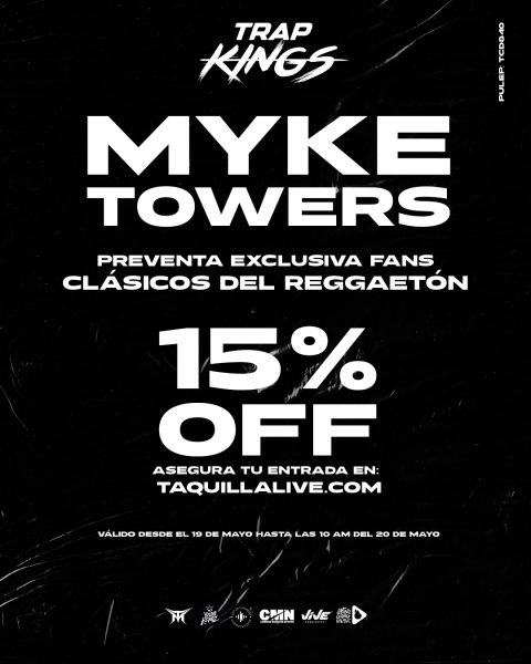 Myke Towers confirma concierto en Bogotá con su gira “Trap Kings”