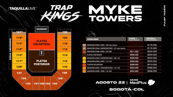 Myke Towers confirma concierto en Bogotá con su gira “Trap Kings”