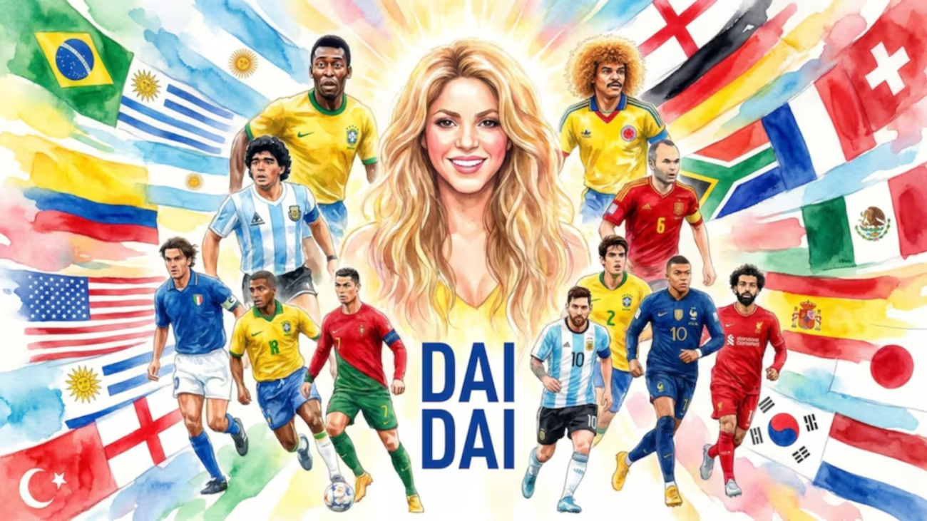 Shakira Dai Dai Mundial 2026 une música, fútbol y educación