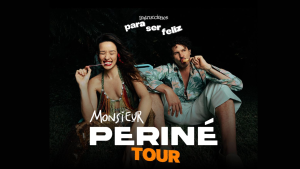 Monsieur Periné Instrucciones Para Ser Feliz Tour, gira internacional 2026 con fecha en Bogotá.