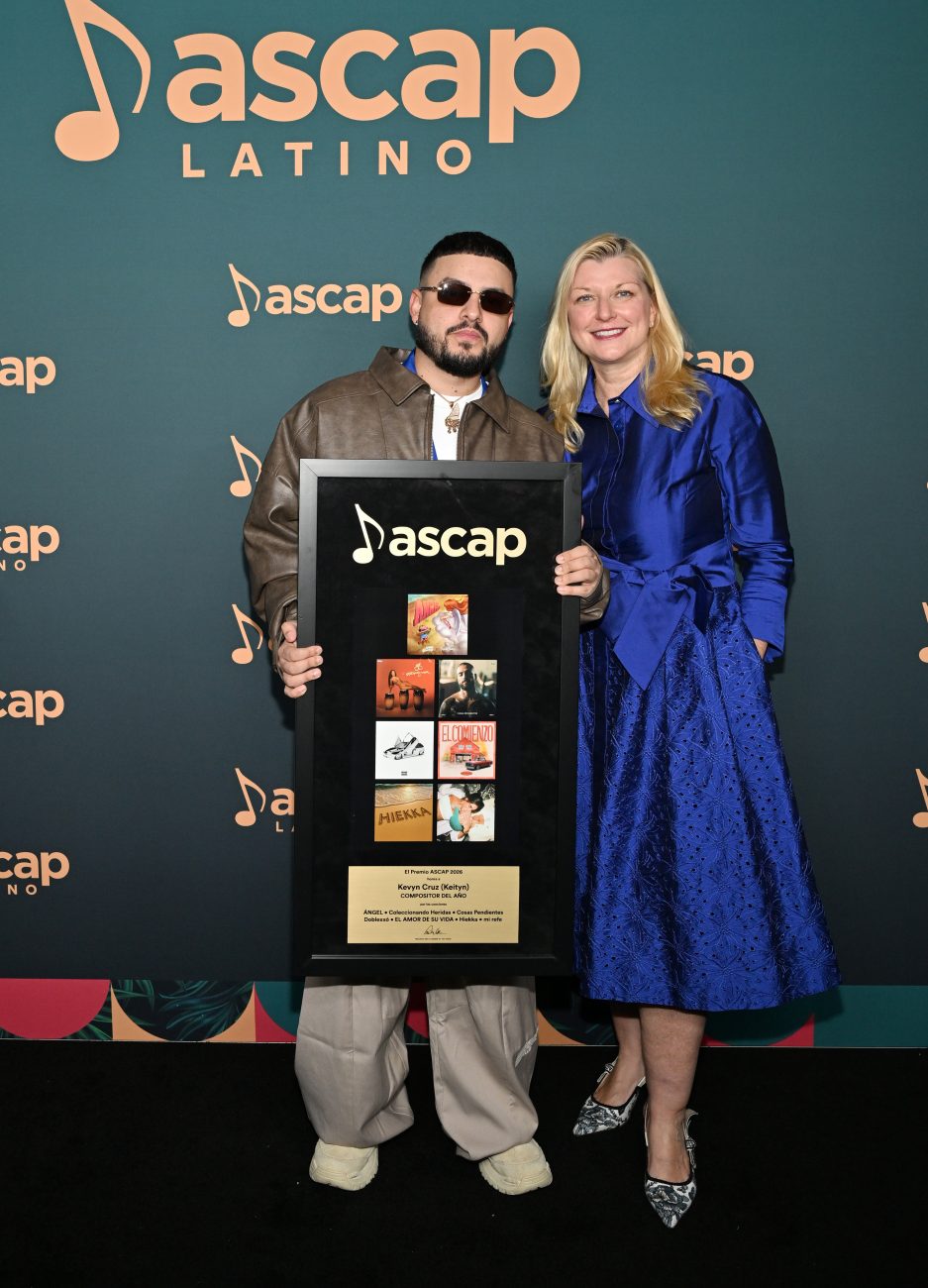 Keityn gana su tercer ASCAP como Compositor Latino del Año